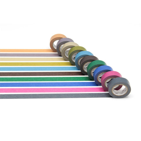 Caja WashiTape Dark Color | Giftbox 10P | MT Masking Tape