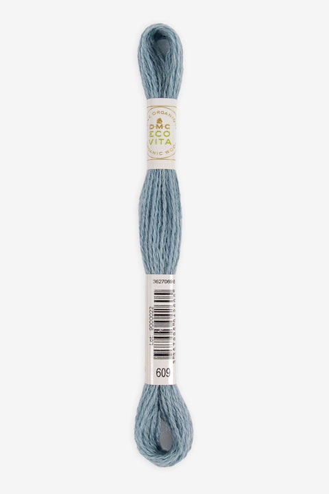 Hilo de bordar | Lana orgánica tintes naturales | DMC ECO VITA | Azules 600