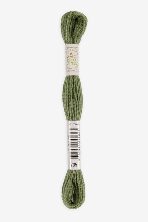 Hilo de bordar | Lana orgánica tintes naturales | DMC ECO VITA | Verdes 700