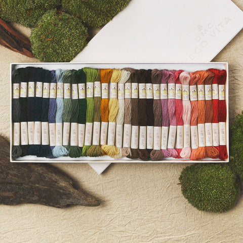 Hilo de bordar | Caja 30 colores | DMC ECO VITA