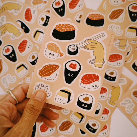 Stickers | Sushi Paper Stickers | Osoi