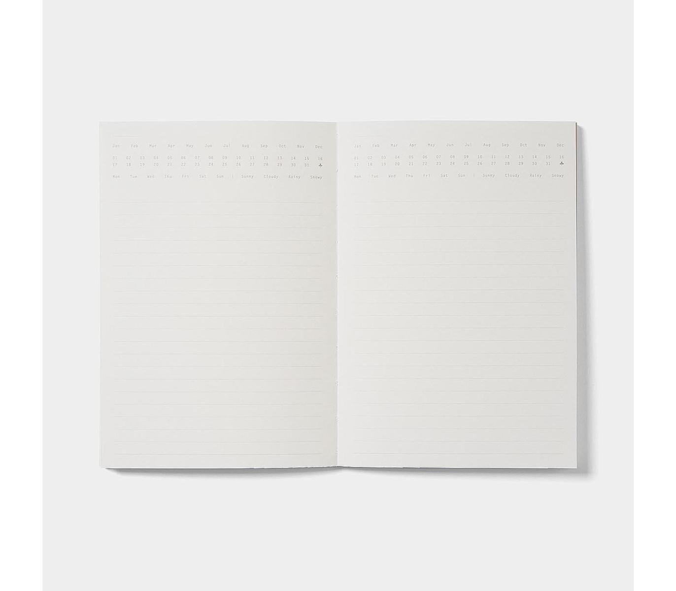 Diario sin fecha | Essential Note Daily Diary | B6 (13 x 18.5cm) | Trolls Paper