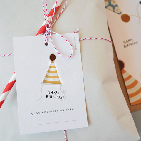 Etiquetas pack Birthday · adhesivos circulares | Ypamiqué